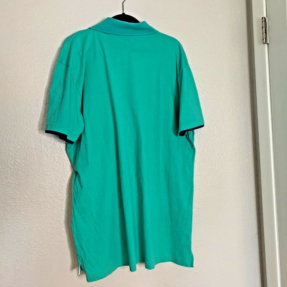 No Problem Mens Sz XXL Short Sleeve Polo Shirt Gre - Picture 3 of 3